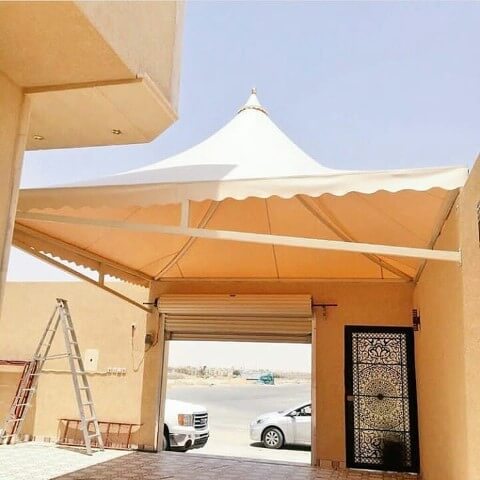 مظلات جدارية في الرياض