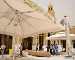 مظلات ساحات المساجد في الرياض