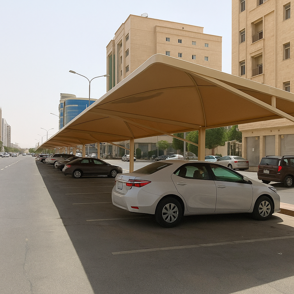مظلات مواقف سيارات جدة