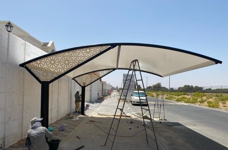 خطوات تركيب مظلات سيارات