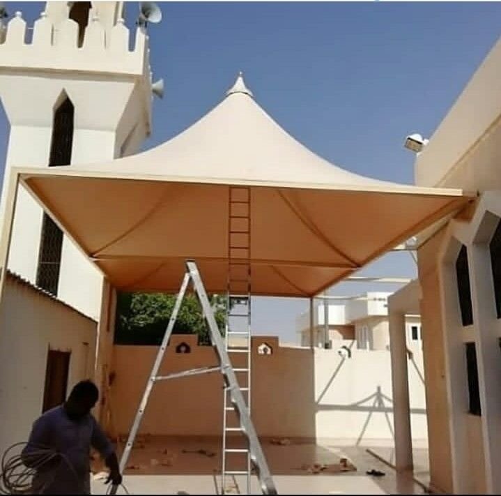 مظلات مساجد جدة حي بريمان