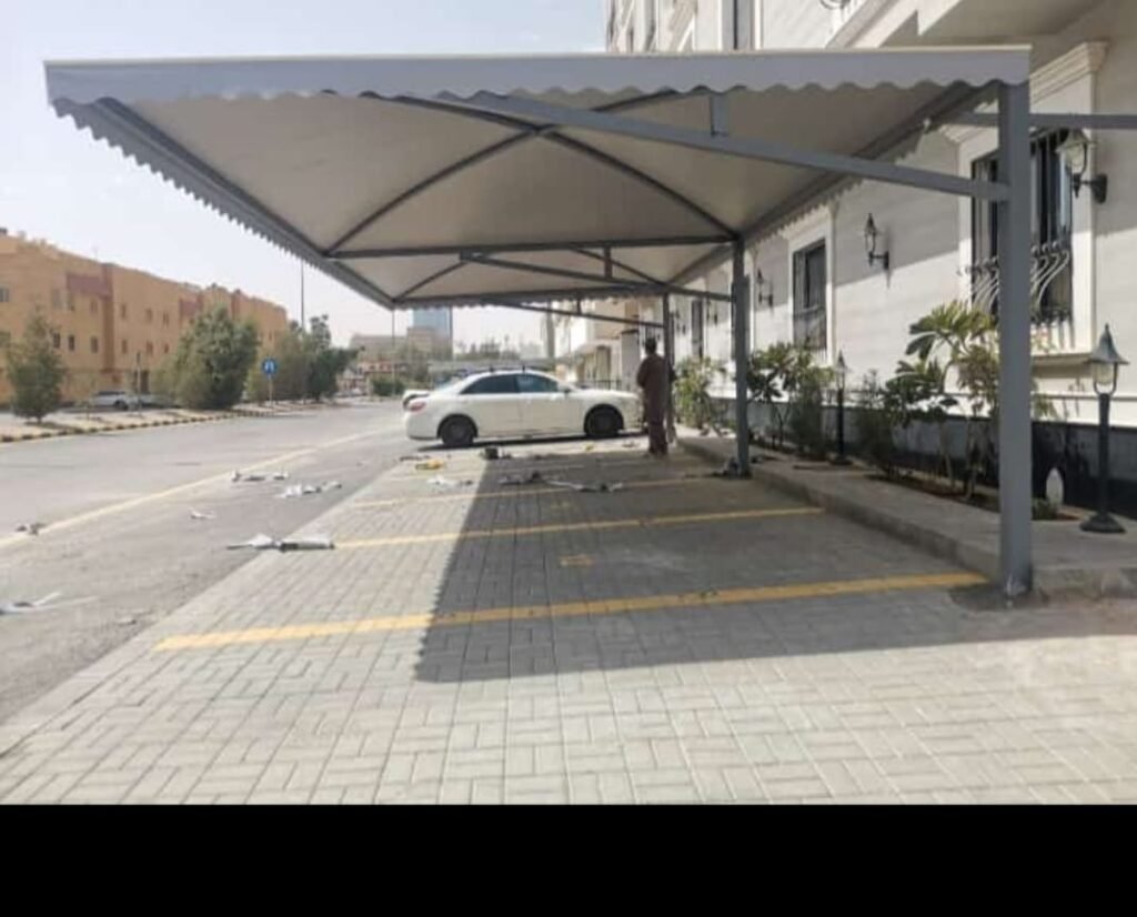 مظلات سيارات جدة حي البوادي