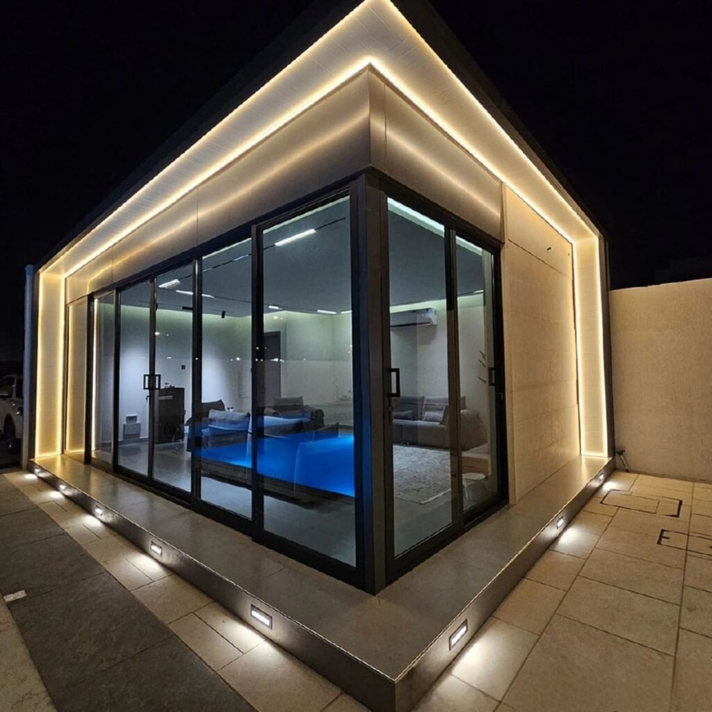 تصميم ملاحق زجاجية جدة حي الزهراء