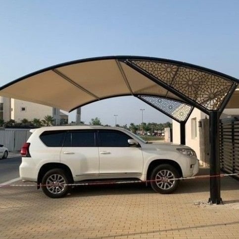 أنواع مظلات مواقف سيارات